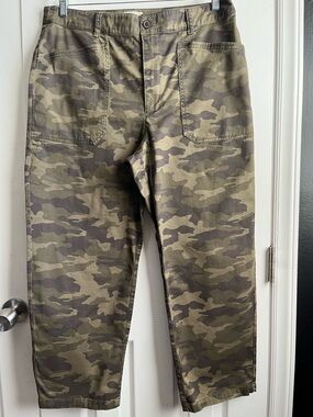 Universal Thread Women’s Camouflage Utility Pants - Olive/Tan 14